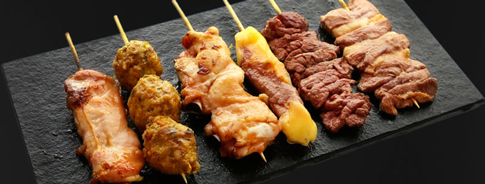 Menu brochettes